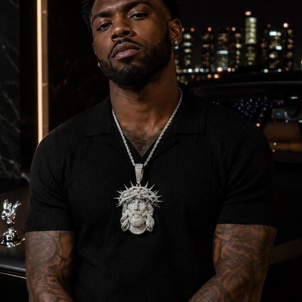 Iced Out Jesus Piece Pendant 4325